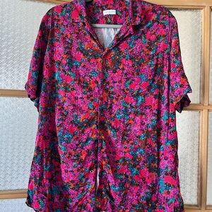 Vibrant Dries Van Noten Camp Shirt